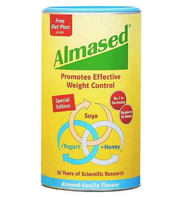 Almased Soya, Yogurt and Honey Meal Replacement Almond Vanilla Flavour - 500g
