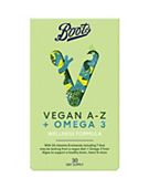 Boots Vegan A-Z + Omega 3 Wellness Formula 30 Tablets + 30 Capsules