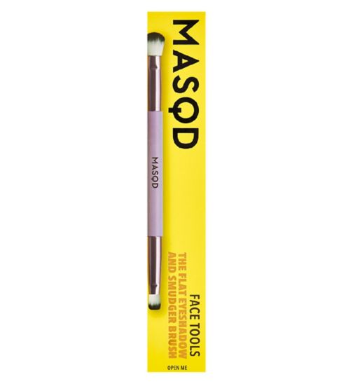 MASQD Dual Ended Flat Eyeshadow & Smudger Brush