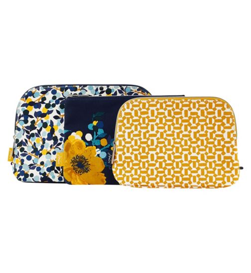 Joules Set Of Three Washbags
