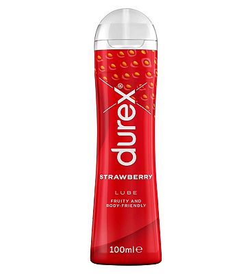 Durex Strawberry Water Based Flavoured Edible Lube - 100ml