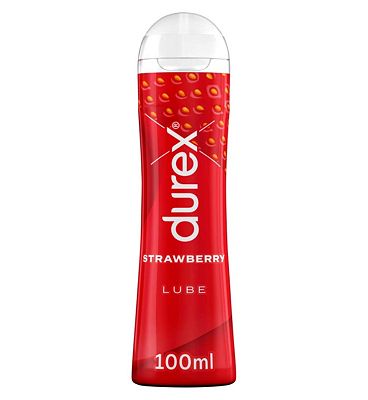 Durex Strawberry Water Based Flavoured Edible Lube - 100ml