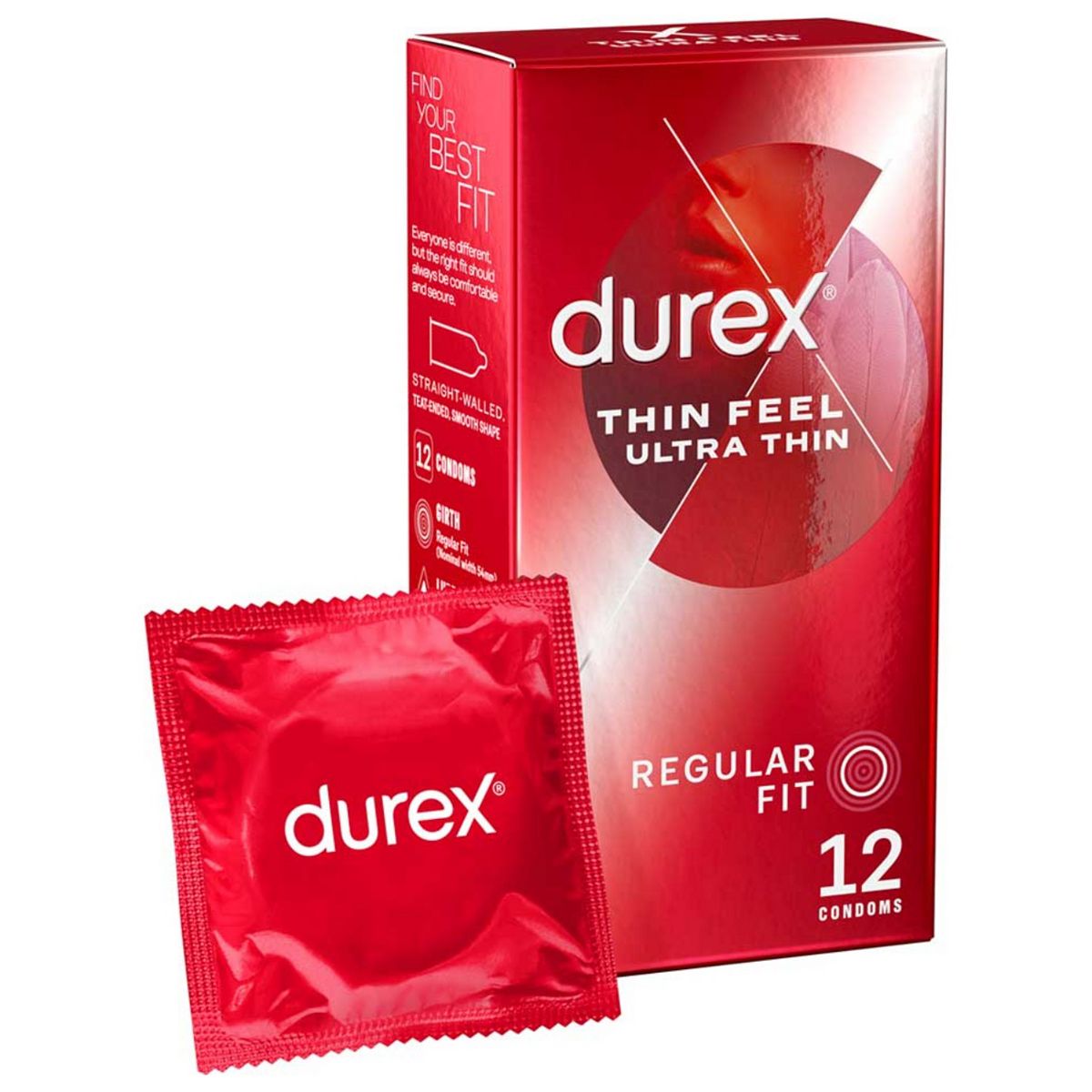 Durex Thin Feel Ultra Condoms - 12 Pack