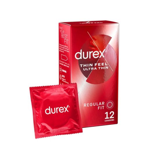 Durex Thin Feel Ultra Thin Condoms - 12 Pack