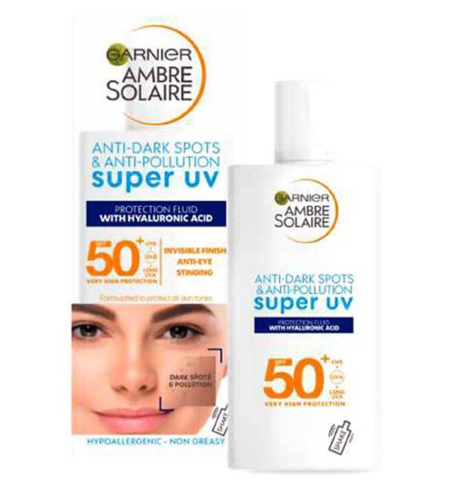 Ambre Solaire Super UV Anti Dark Spots & Anti Pollution Face Fluid SPF50+ 40ml