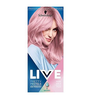 Schwarzkopf LIVE Pretty Pastels Rose Gold Semi-Permanent Hair Dye