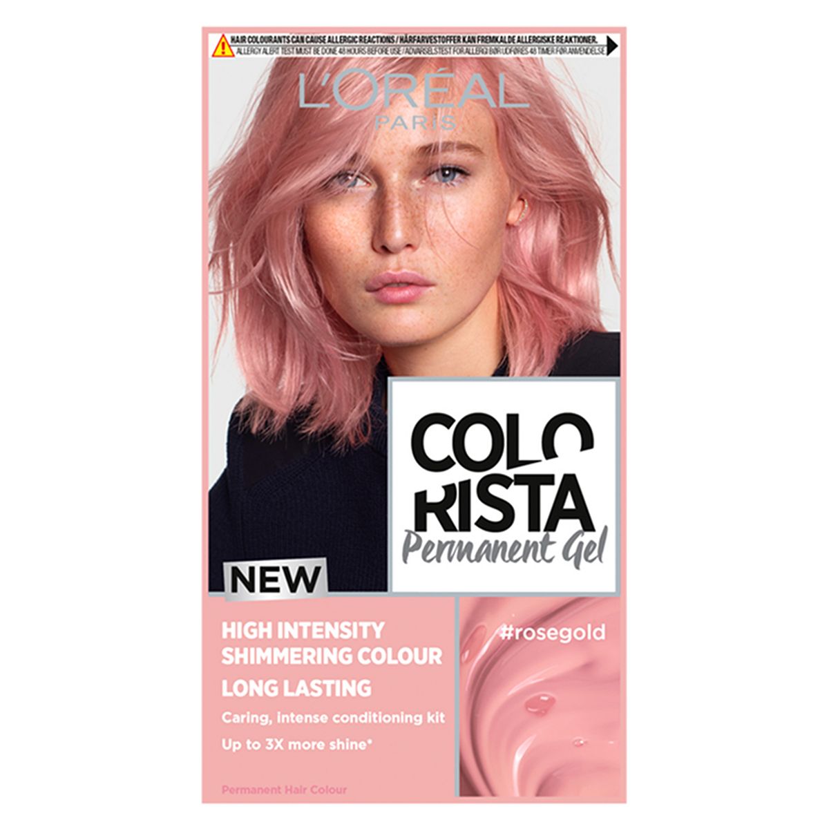 L'Oreal Colorista Rose Gold Permanent Gel Hair Dye