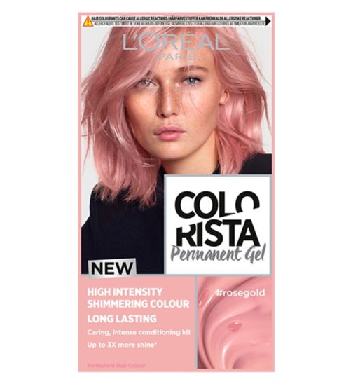 L'Oreal Colorista Rose Gold Permanent Gel Hair Dye