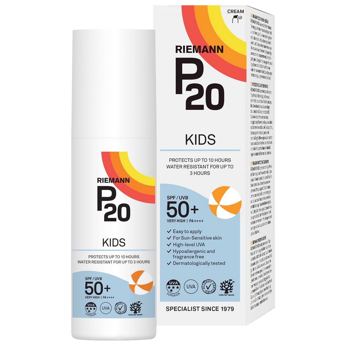 Riemann P20 Kids Spf50+ Sun Cream 100ml