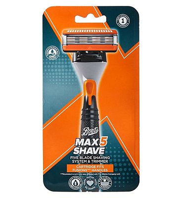 Boots Max Shave Five Blade Shaving System & Trimmer