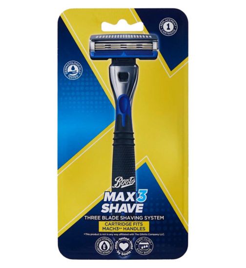 Boots Max Shave Three Blade Shaving System & Trimmer