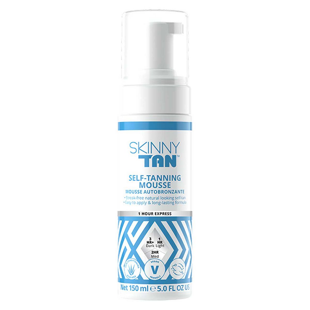 Skin & Tan 1 Hour Express Self-Tanning Mousse 150Ml