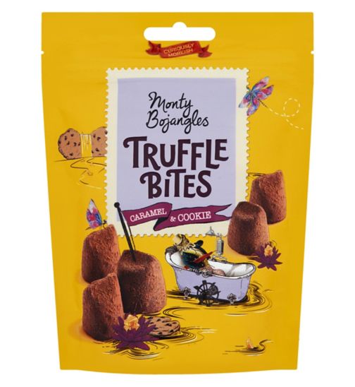 Monty Bojangles Truffle Bites Caramel and Cookie 100g