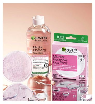 Garnier Micellar Rose Water, Gentle face Cleanser & Makeup Remover, Cleanse & Glow Formula, 400ml (5)