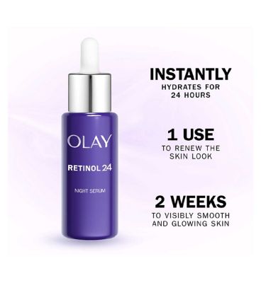 Olay Retinol 24 Night Serum With Retinol & Vitamin B3 40ml (5)