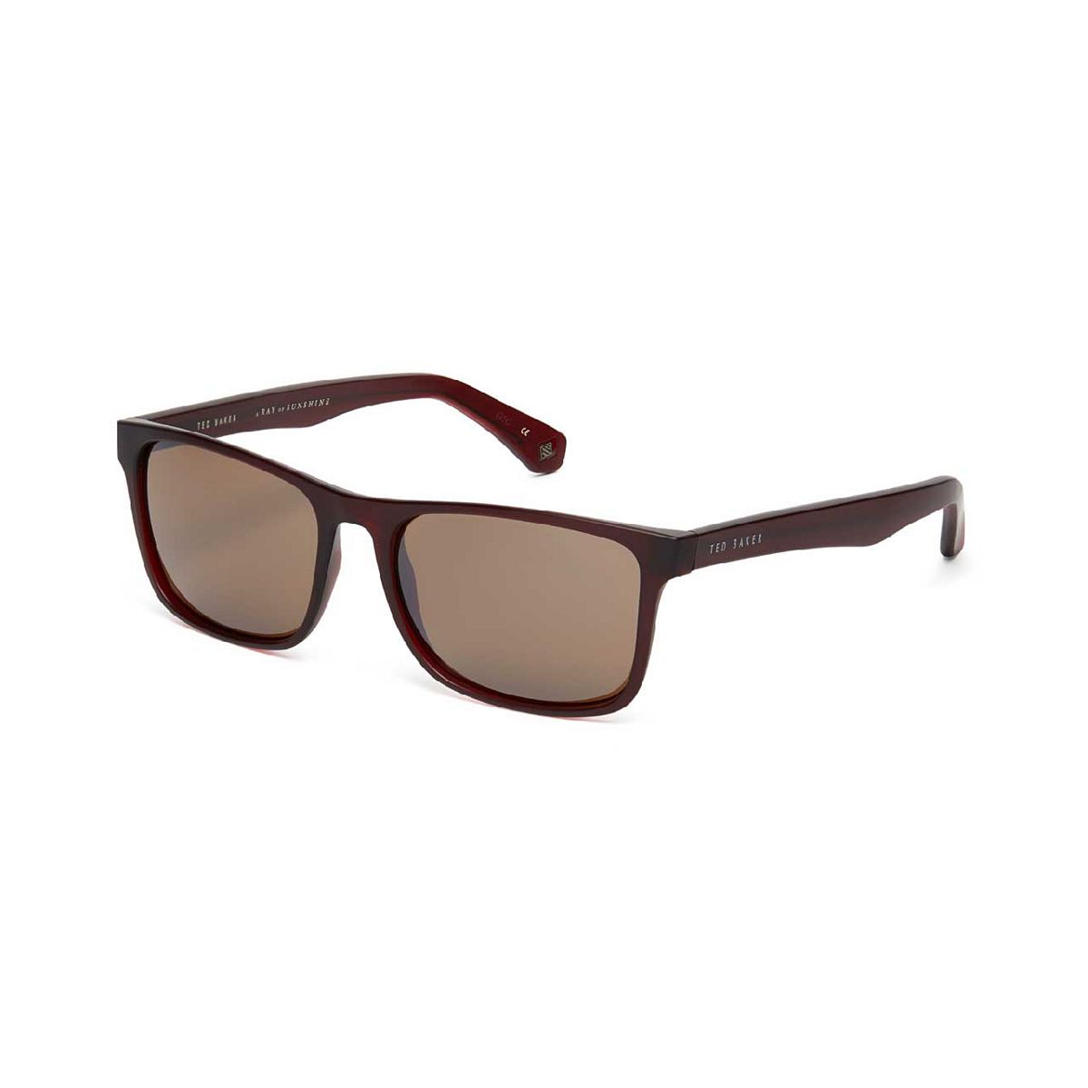 Ted Baker Sunglasses Lowe - Burgundy Frame Multicolor