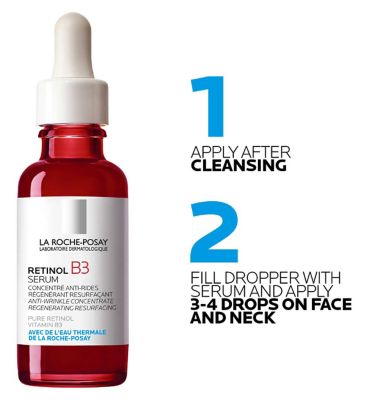 La Roche-Posay Retinol B3 Anti-wrinkle Anti-Ageing Serum With Retinol And Vitamin B3 Suitable For Sensitive Skin 30ml (4)