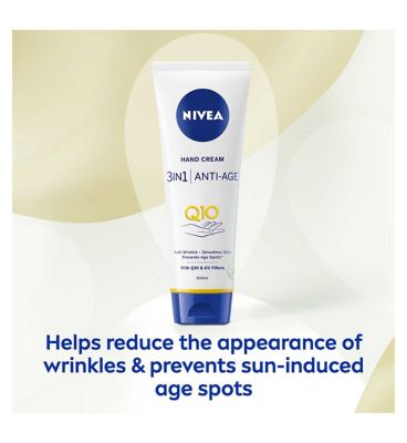 NIVEA Hand Cream 3 in 1 Anti-Age Q10 100ml (4)
