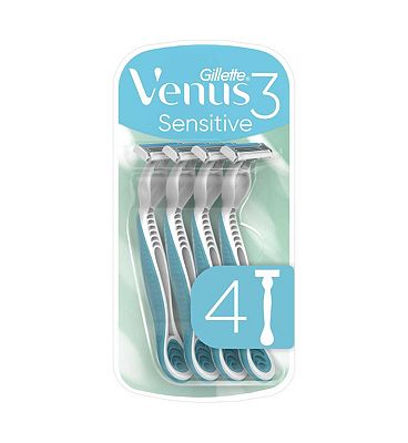 Venus3 Sensitive Women’s Disposable Razors - 4 Pack