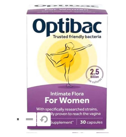 Optibac Intimate Flora For Women - 30 Capsules