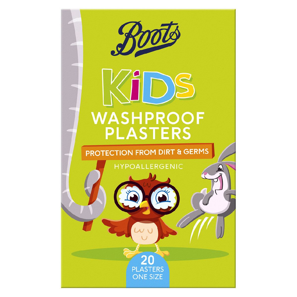   Kids Washproof Plasters - 20 Pack