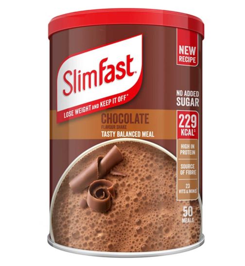 SlimFast Chunky Chocolate Shake 50 Serving - 1875g