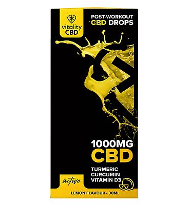 Vitality CBD Active 1000mg CBD Lemon Flavour Drops 30ml Review