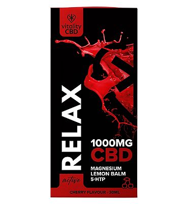 Vitality CBD Active Relax 1000mg CBD Cherry Flavour Drops 30ml Review