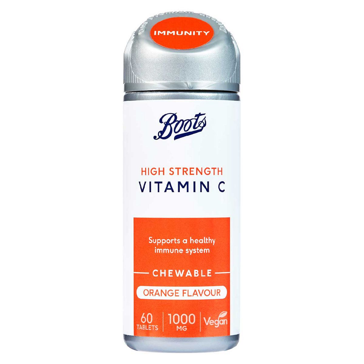   Vitamin C 1000 Mg 60 Orange Flavour Chewable Tablets