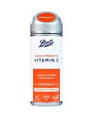 Boots Vitamin C 1000 mg 60 Orange Flavour Chewable Tablets