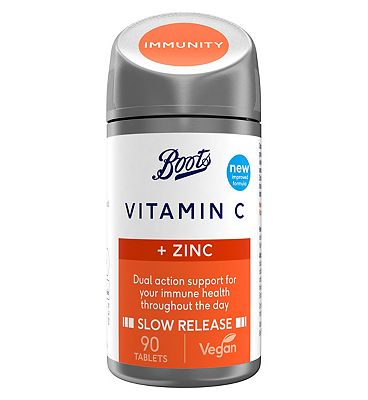 Boots Vitamin C & Zinc 90 Tablets (3 months supply)