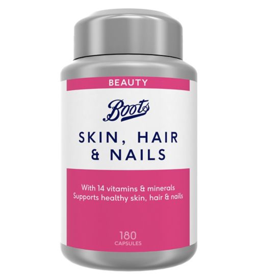 Boots Skin, Hair & Nails 180 Capsules (6 month supply)