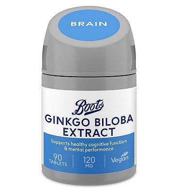 Boots Ginkgo Biloba 120mg 90 Tablets (3 month supply)