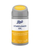 Boots Starflower Oil 1000 mg 30 Capsules (1 month supply)