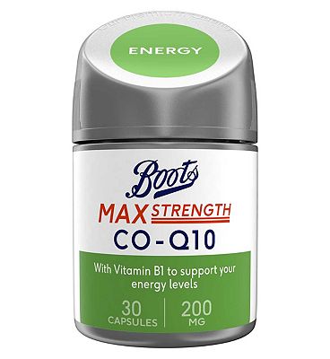 Boots Max Strength Co-Q10 30 Capsules