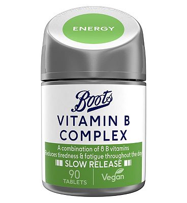 Boots Vitamin B Complex 90 Tablets - Slow Release (3 months supply)