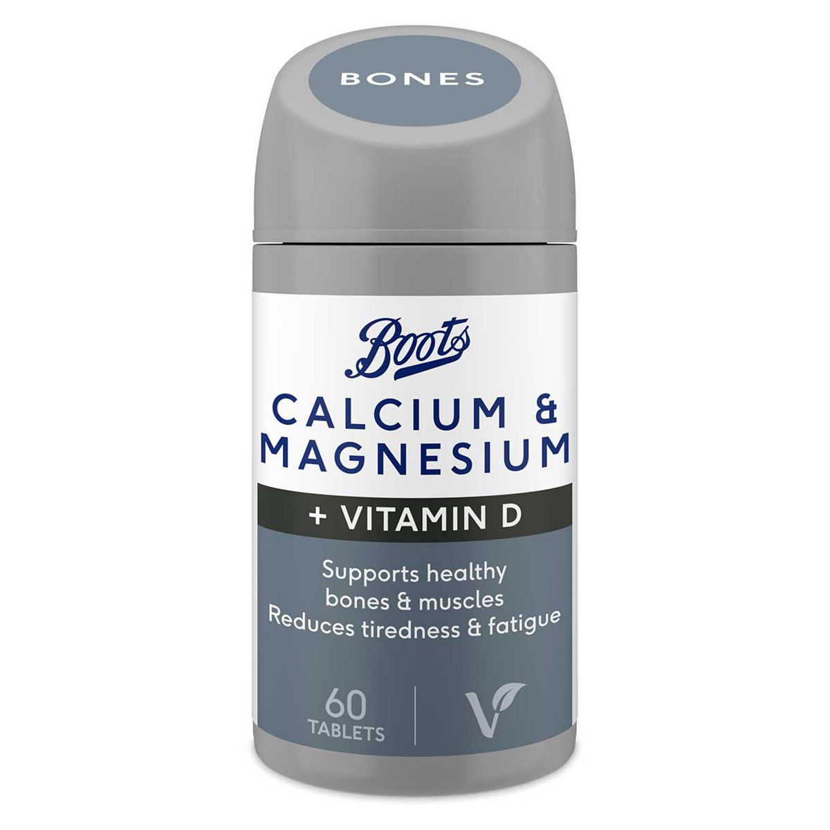   Calcium + Magnesium 60 Tablets (1 Month Supply)