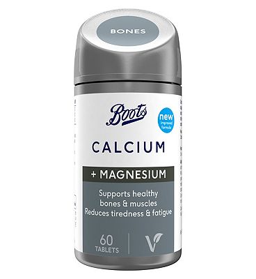 Boots Calcium + Magnesium 60 Tablets (1 month supply)