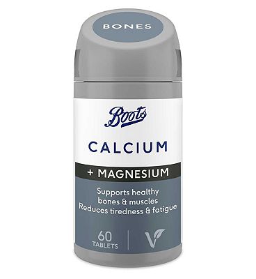 Boots Calcium + Magnesium 60 Tablets (1 month supply)