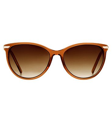 Boots Ladies Fashion Sunglasses - Crystal Pale Peach and Gold Frame