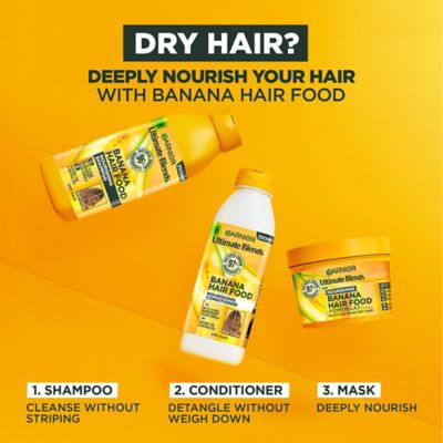 Nourishing Banana Hair Food Shampoo For Dry Hair 350ml (8)
