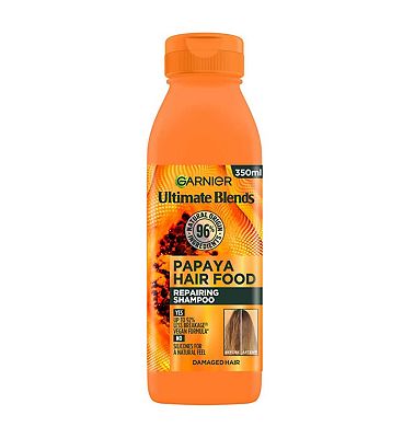 Garnier Ultimate Blends Repairing Hair Food Papaya Shampoo For Damaged Hair 350ml