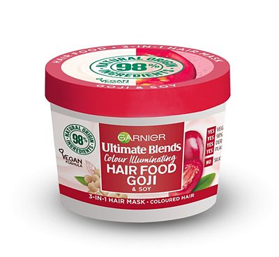 Garnier Ultimate Blends Hair Food Goji 3-in-1 Hair Mask Treatment For Coloured Hair 390ml Review