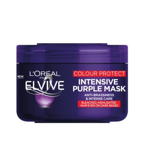 rytme metan Genoplive L'Oreal Elvive Colour Protect Anti-Brassiness Purple Mask 250ml - Boots