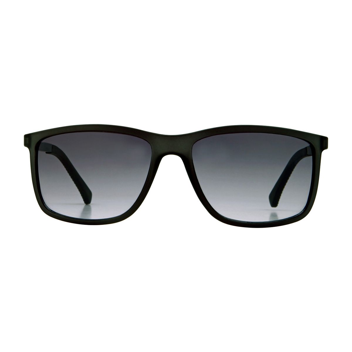   Men's Sunglasses - Frosted Crystal Grey And Gunmetal Frame Multicolor