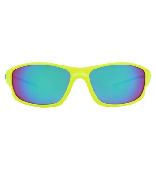 Boots Active Sunglasses - Yellow and Blue Frame