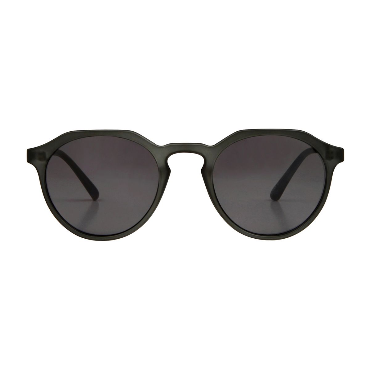 French Connection Men's Sunglasses - Matte Grey And Gunmetal Frame Multicolor