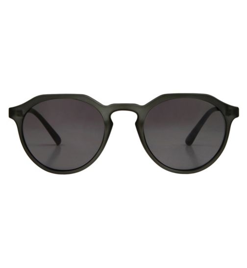 French Connection Men's Sunglasses - Matte Grey and Gunmetal Frame