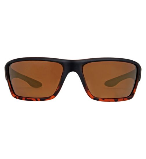 Freedom Polarised Sunglasses - Matte Black
 and Tortoiseshell Frame
