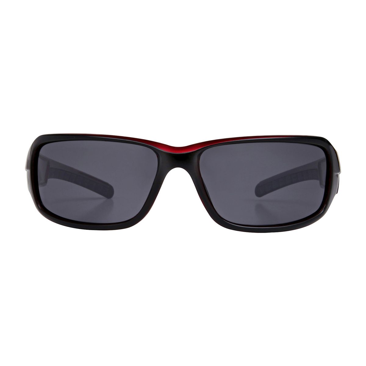 Freedom Polarised Sunglasses - Shiny Black And Red Frame Multicolor